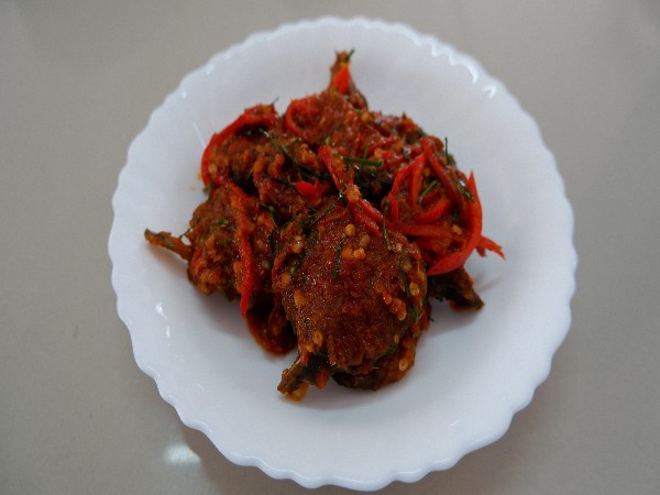 ฉู่ฉี่ปลาสวายทอดกรอบ