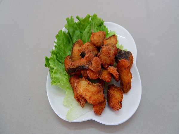 ปลาสวายทอดเกลือ