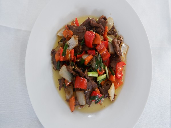 เนื้อผัดพริกไทยดำ