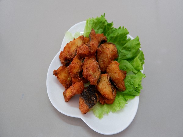 ปลาสวายทอด