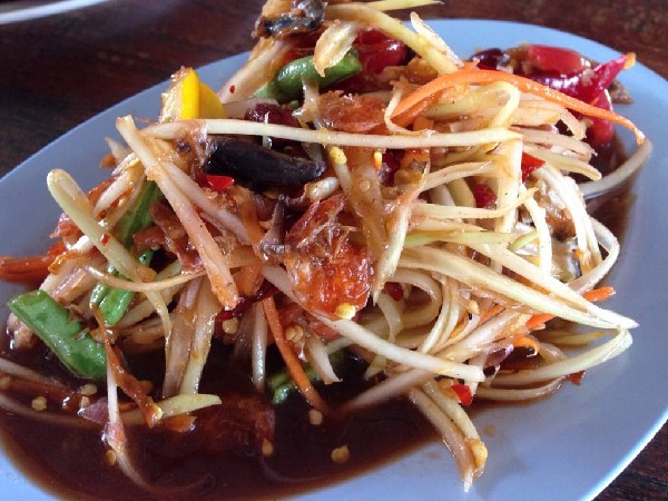 ส้มตำปู+ปลาร้า (รับวันหยุด)